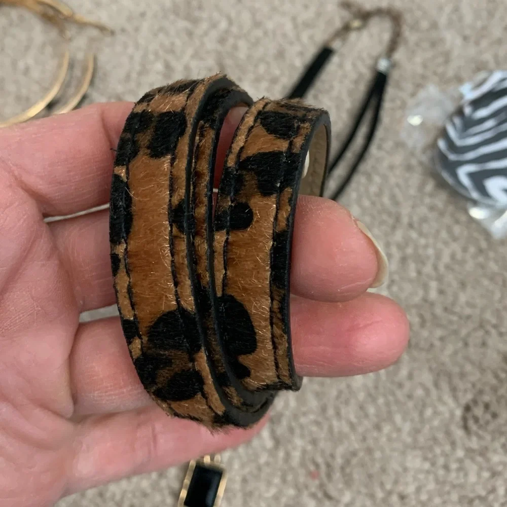 Animal Print 4 Piece Jewelry Set
